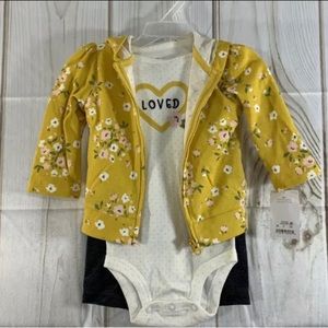 Carter’s Just One You 3-Piece Outfit Baby Size 6M